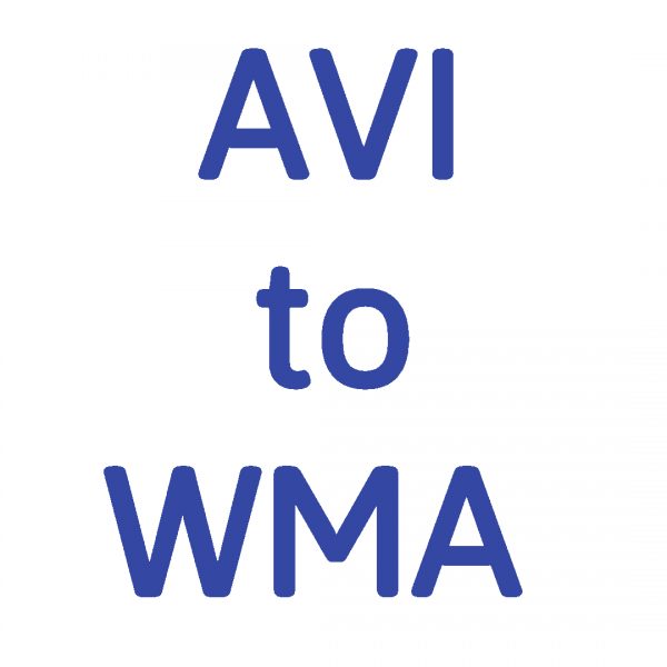 Conversion AVI to WMA