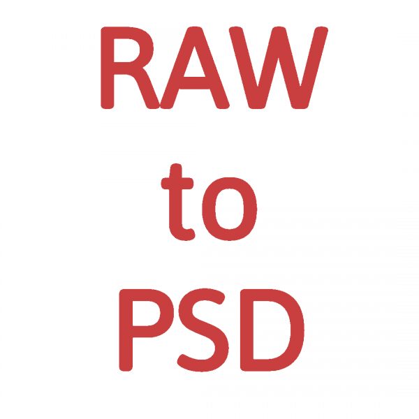 Conversion RAW to PSD
