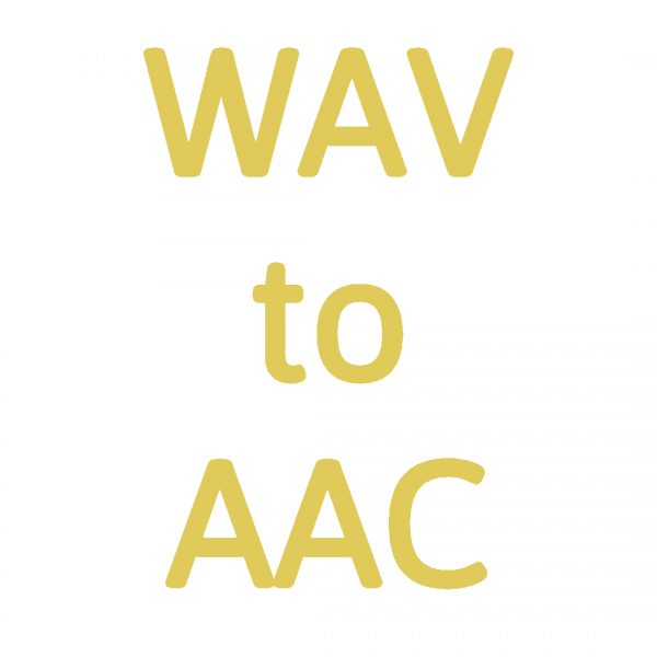 Conversion WAV to AAC